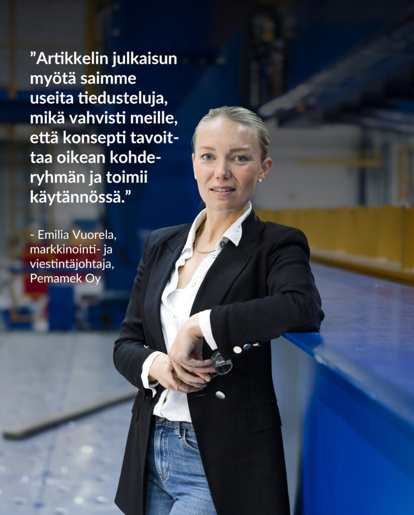 Emilia Vuorela_pemamek Referenssi